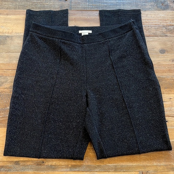 H&M black sparkle stretch pants size 12 - Picture 2 of 6